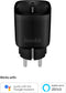 Hombli Slimme Stekker - 220V - WiFi - Timerfunctie - Compitabel met Amazon Alexa en Google Home - Bediening via Hombli App - 1 stuks - Zwart