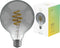 Hombli Smart Filament Bulb - E27 G95 - Smokey - Globe - Warm wit licht - Koel wit licht - Vintage look - Wifi - 1 Stuk