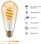 Hombli Smart Filament Bulb - E27 ST64 -Amber - Edison - Warm wit licht - Vintage look - Wifi - 1 Stuk