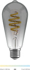 Hombli Smart Filament Bulb - E27 ST64 - Smokey - Edison - Warm wit licht - Vintage look - Wifi - 1 Stuk