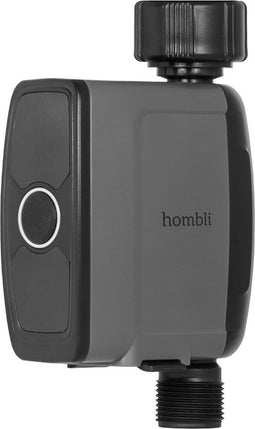 Hombli Water Controller - Slim Irrigatiesysteem, RF Verbinding - Smartphone Bediening, Timers, Scenario`s, Schema`s, Stembesturing, Wifi - Zwart