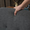 HOMCOM Eetkamerstoelen Keukenstoel met rugleuning, linnen-polyesterweefsel groen 835-455