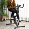 HOMCOM hometrainer, 2-in-1 fietstrainer, 6 kg vliegwiel hometrainer met instelbare magnetische weers