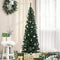HOMCOM Kerstboom 390 takpunten dennenboom met kunststof standaard groen 830-182