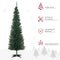 HOMCOM Kerstboom 390 takpunten dennenboom met kunststof standaard groen 830-182