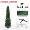 HOMCOM Kerstboom 390 takpunten dennenboom met kunststof standaard groen 830-182
