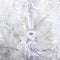 HOMCOM Kerstboom kerstboom kerstboom 150 / 180 cm PVC 680 punten incl. decoratie wit 02-0351