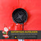 HOMCOM Kerstdecoratie ventilator zelfopblaasbare kerstman Santa Claus led 844-166