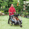 HOMCOM Kinderfahrradanhänger mit Aufbewahrungstasche 440-026