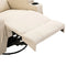 HOMCOM massagestoel, relaxstoel, tv-stoel massagefunctie 5 massagestanden ligfunctie PU-leer hout me