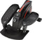 HOMCOM Mini stepper hometrainer LCD-monitor traploos instelbaar weerstand staal A90-216