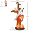HOMCOM Opblaasbare Halloween boomspook met LED modules voor in de tuin polyester bruin 844-396V90