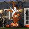HOMCOM Opblaasbare Halloween boomspook met LED modules voor in de tuin polyester bruin 844-396V90
