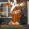HOMCOM Opblaasbare Halloween boomspook met LED modules voor in de tuin polyester bruin 844-396V90