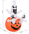 HOMCOM Opblaasbare halloween decoratie opblaasfiguur LED-verlichting boom heksen kat pompoen 830-122