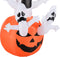 HOMCOM Opblaasbare halloween decoratie opblaasfiguur LED-verlichting boom heksen kat pompoen 830-122