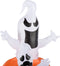 HOMCOM Opblaasbare halloween decoratie opblaasfiguur LED-verlichting boom heksen kat pompoen 830-122