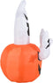HOMCOM Opblaasbare halloween decoratie opblaasfiguur LED-verlichting boom heksen kat pompoen 830-122