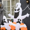 HOMCOM Opblaasbare halloween decoratie opblaasfiguur LED-verlichting boom heksen kat pompoen 830-122