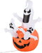 HOMCOM Opblaasbare halloween decoratie opblaasfiguur LED-verlichting boom heksen kat pompoen 830-122