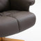 HOMCOM Relaxstoel met Massagefunctie - Inclusief Voetenbank - Kunstleer - 80 x 86 x 99 cm - Bruin