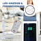 HOMCOM Ventilator mit LED-Anzeige und Fernsteuerung 824-039V90
