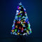 HOMdotCOM Kerstboom 1,2 m veelkleurige lichteffecten