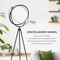 HOMdotCOM Vloerlamp 60 cm x 60 cm x 163 cm