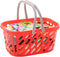 Home And Kitchen Winkelmandje Gevuld 36x27x35 Cm Rood