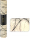 Home and Styling decoratie stof of tafelloper- marmer -28 x 150 cm