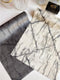 Home and Styling decoratie stof of tafelloper- marmer -28 x 150 cm