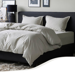 Home by TEMPUR® Topper Hoeslaken - Nature – 90 x 200 x 9 cm – Egyptisch katoen – Strijkvrij Hoeslaken – Geschikt voor Droger