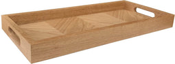 Home Delight - Dienblad 'Visgraat' (Naturel eiken)