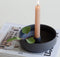 Home Delight - Kaarsenhouder 'Sem' (Zwart)