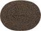Home Delight - Placemat 'Ella' - Ovaal - Zwart - Set van 2