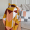 Home Delight - Plaid 'Veda' (120cm x 150cm, Mosterd)