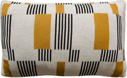 Home Delight - Sierkussen 'Indy' (30cm x 50cm, Mosterd gebreid)