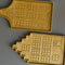 Home Delight Trapgevel - Schaal - 25x14x1,5cm - Goud