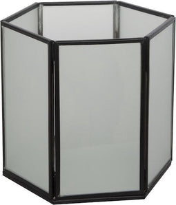 Home Delight - Windlicht 'Matt' (12cm, Zwart)