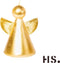 Home Society Engel kaarsen- Doos 12 stuks - Goud - 11.5 cm hoog