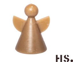 Home Society - Engel kaarsen - Taupe - Doos 12 stuks - 11,5 cm
