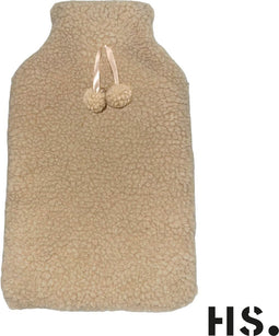 Home Society - Kruik - Teddy stof - Deco Snugga - Beige bruin - 34x20x4cm