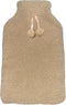 Home Society - Kruik - Teddy stof - Deco Snugga - Beige bruin - 34x20x4cm