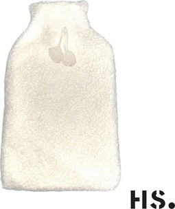 Home Society - Kruik - Teddy stof - Deco Snugga - Gebr Wit - 34x20x4cm