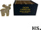 Home Society - rendier kaarsjes- Doos 12 stuks - Goud - 10 cm hoog