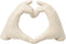 Home & Styling Beeldje Heartful Hands - H14cm - Beige