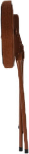 Home & Styling Bijzet krukje/stoel - Opvouwbaar - Bruin - Ribcord - D33 x H49 cm