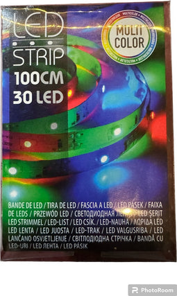 Home & Styling Led-strip 1 M Rubber Rainbow 30 Stuks