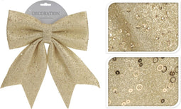 Home & Styling Nampook Kerststrikken 10 stuks - 29cm - Champagnegoud