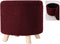 Home & Styling Opbergkruk Teddy Ø37xH40cm - Wijnrood